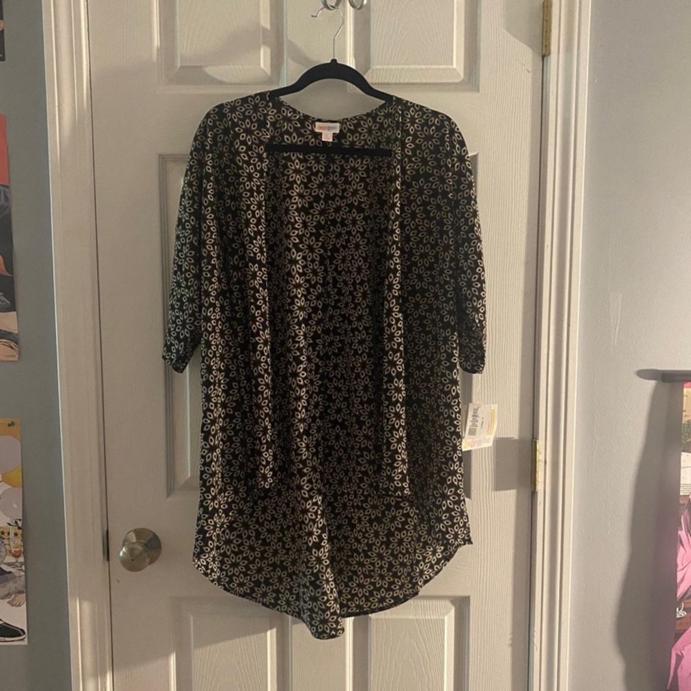 lularoe floral lindsey kimono